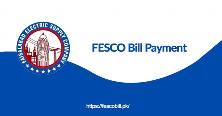 FESCO Bill Payment Methods